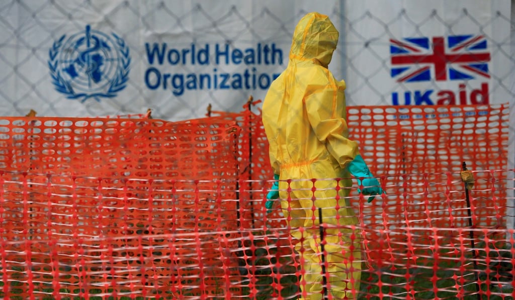 A person dressed in protective clothing at an Ebola care facility in Uganda on June 14. Photo: Reuters A person dressed in protective clothing at an Ebola care facility in Uganda on June 14. Photo: Reuters