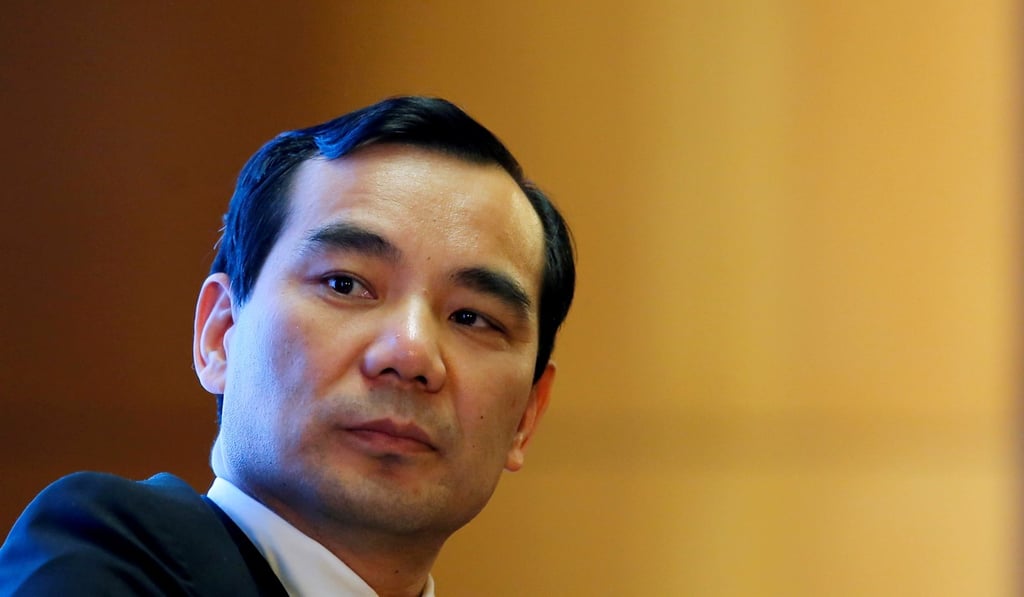 Former chairman of Anbang Insurance Group Wu Xiaohui at the China Development Forum in Beijing on March 18, 2017. Wu was sentenced to 18 years in prison for fundraising fraud in May 2018. Photo: Reuters