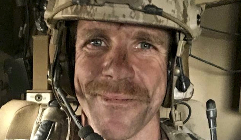 An undated selfie of US Navy Seal Edward Gallagher. Photo: Andrea Gallagher via AP