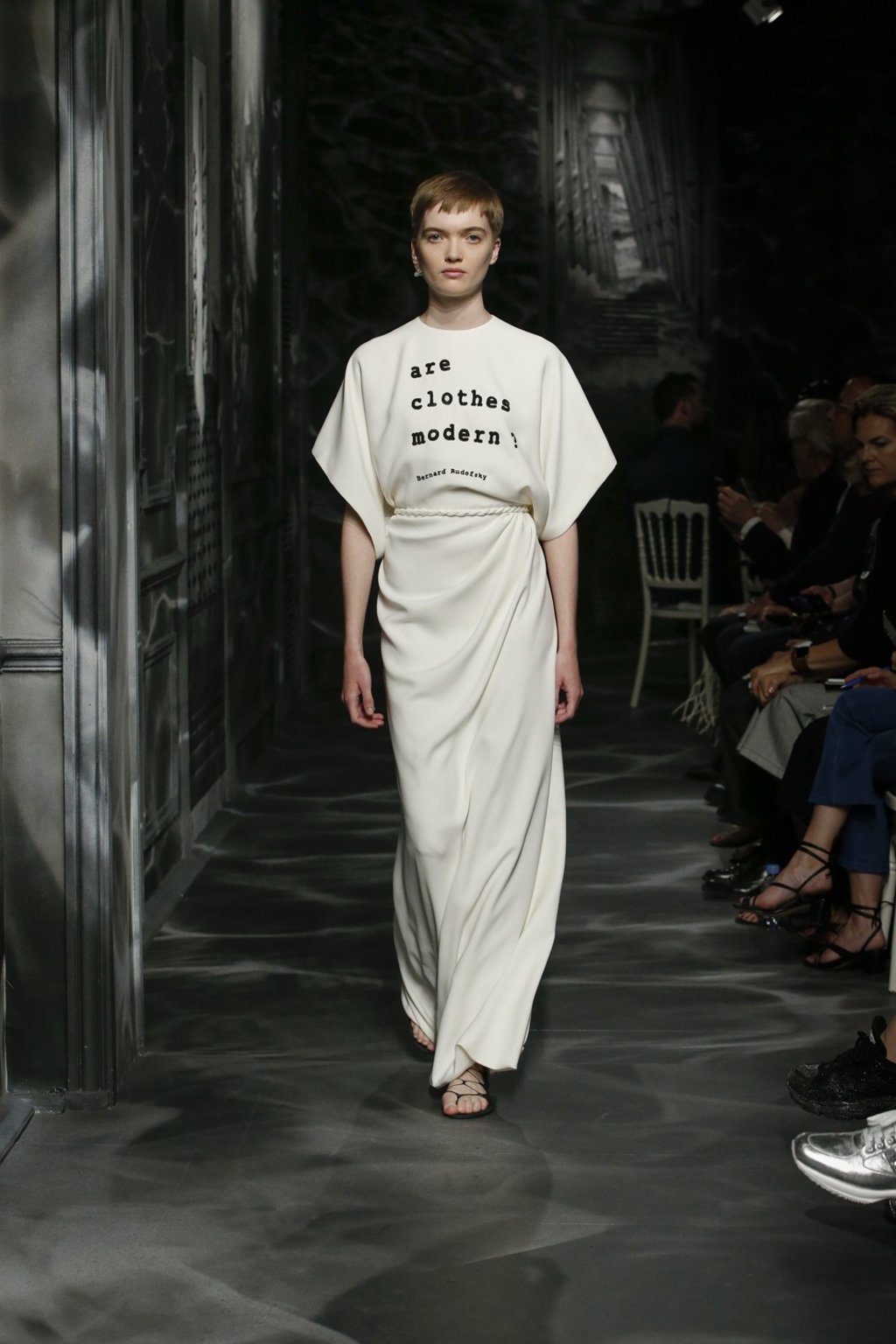 A look from Dior’s haute couture collection in Paris.
