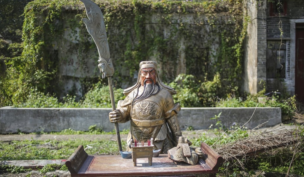 A statue of Guan Yu in Sha Lo Tung. Photo: Winson Wong A statue of Guan Yu in Sha Lo Tung. Photo: Winson Wong