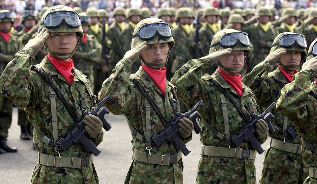 Members of Japan’s Self-Defence Force. Photo: AP