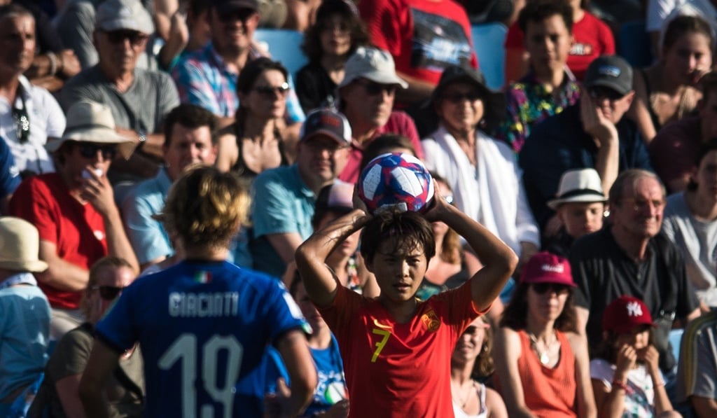 Wang Shuang in action. Photo: Xinhua