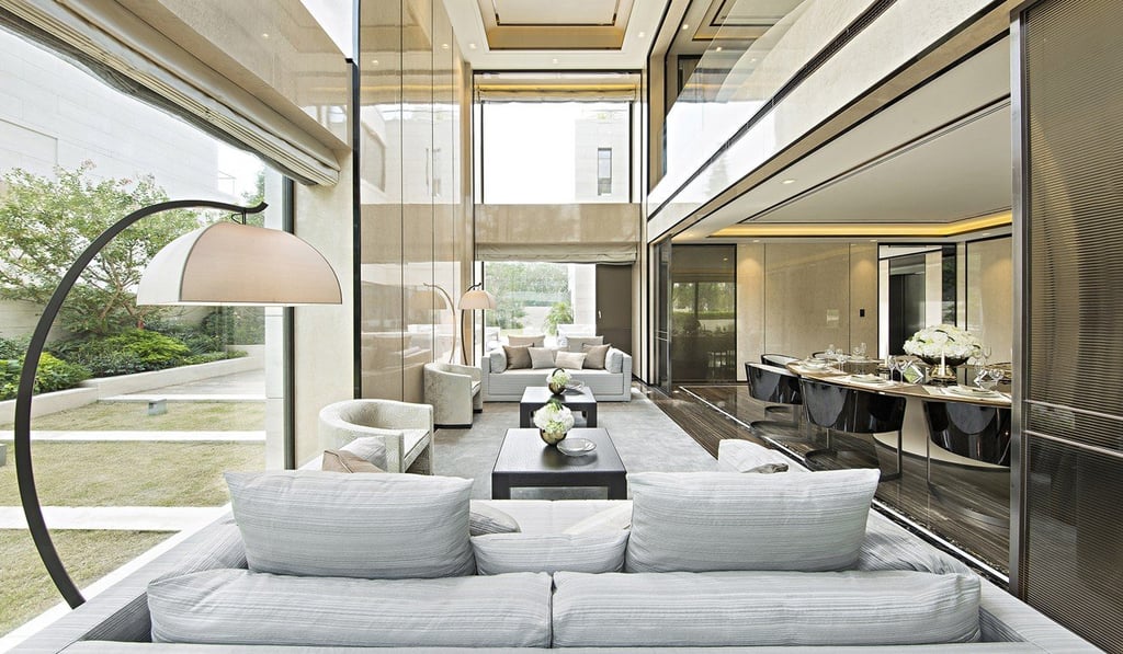 Steve Leung Designers created the striking interiors of One Park Shanghai.