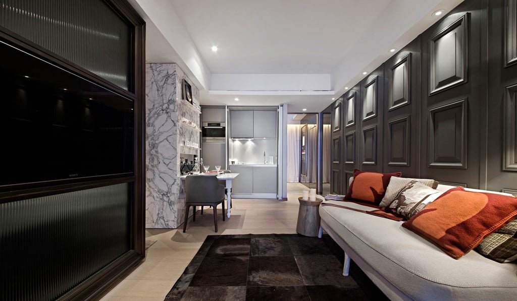 Another interior designed by Steve Leung Designers at yoo Residence in Causeway Bay