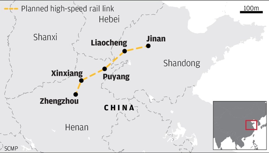 According to Puyang’s municipal development and reform commission, 1.55 billion yuan (US$225 million) has been invested in the Puyang section of the railway line by mid-June, about one third of planned expenditure, with construction expected to be completed in 2021.