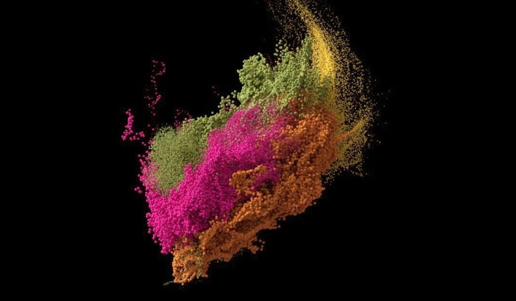 The Pantone Color Institute and LG Electronics USA’s pop-up cafe in Soho, New York is designed to highlight four colours from the Pantone Institute’s summer 2019 colour trend report: yellow-green ‘pepper stem’, ‘turmeric’, ‘Aspen gold’ and ‘pink peacock’. Photo: Bloomberg