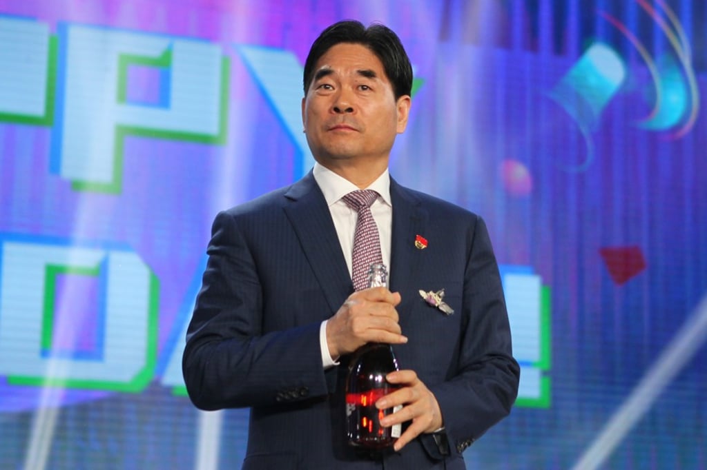 Future Land Development Holdings’ founder and chairman Wang Zhenhua during an event marking the company's 25th founding anniversary in Changzhou, Jiangsu province on July 7, 2018. Photo: REUTERS