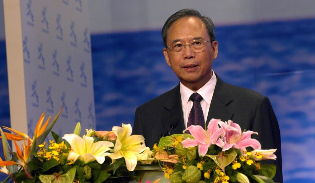 Zeng Peiyan was vice-premier from 2003 to 2008 and a top economic policymaker in Beijing. Photo: Xinhua