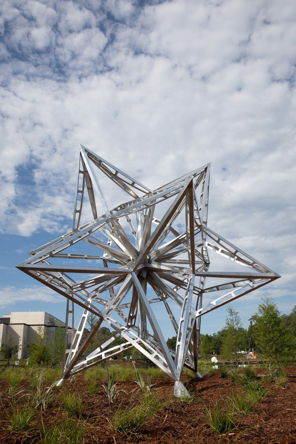A metal star by Frank Stella. Photo: Noma A metal star by Frank Stella. Photo: Noma