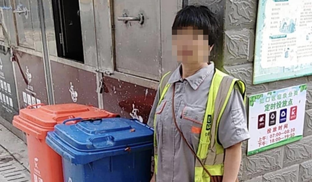 The victim spent a night in hospital under observation after the attack. Photo: Weibo The victim spent a night in hospital under observation after the attack. Photo: Weibo