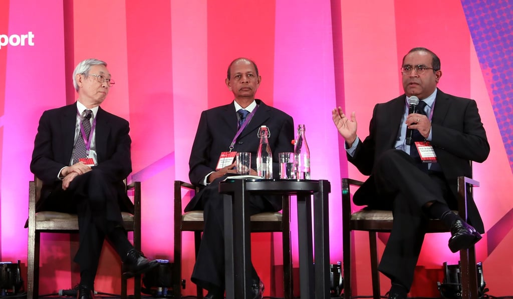 Political economist Terence Gomez (right) speaks at an earlier event. Photo: K.Y. Cheng