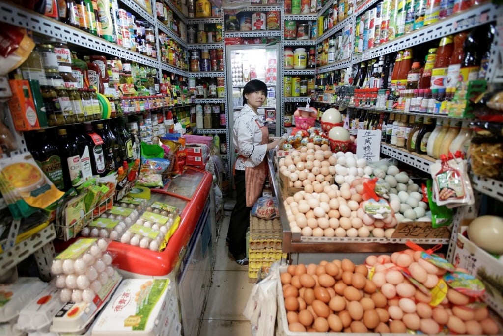 The consumer price index stayed at 2.7 per cent indicating that prices are continuing to rise for Chinese consumers. Photo: Reuters The consumer price index stayed at 2.7 per cent indicating that prices are continuing to rise for Chinese consumers. Photo: Reuters