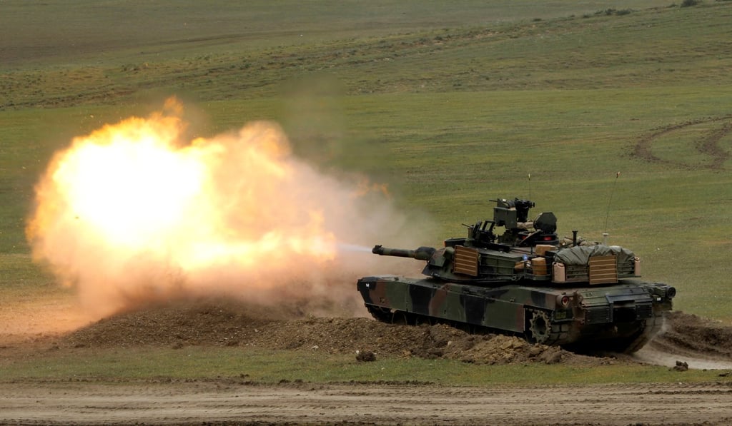 The US deal with Taiwan includes 108 M1A2 Abrams tanks. Photo: Reuters