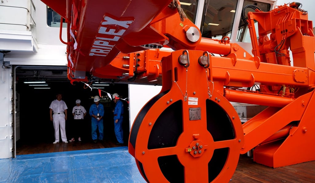 Scientific research equipment on the deck of China’s polar icebreaker Xuelong 2. Photo: Xinhua Scientific research equipment on the deck of China’s polar icebreaker Xuelong 2. Photo: Xinhua