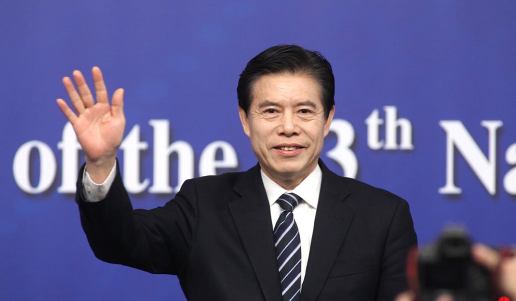 Commerce Minister Zhong Shan has experience dealing with trade disputes with the US and the EU. Photo: Simon Song