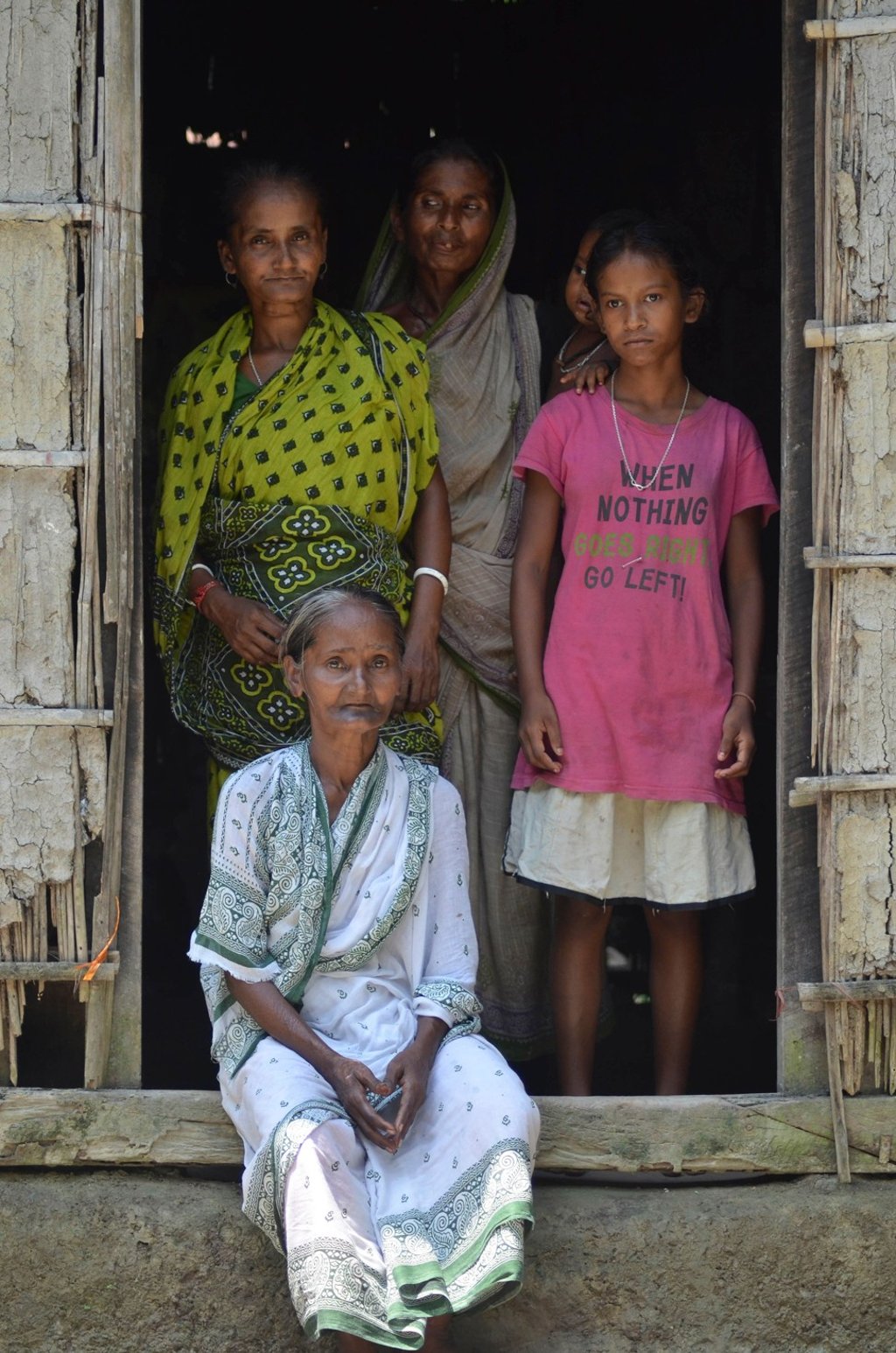 Madhubala Mandal (front), 59, one of many to fall foul of a citizenship process in the north-eastern Indian state of Assam. Photo: AFP