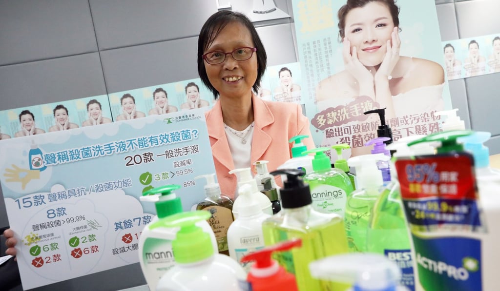 Nora Tam said washing hands properly mattered more than the product used. Photo: Nora Tam