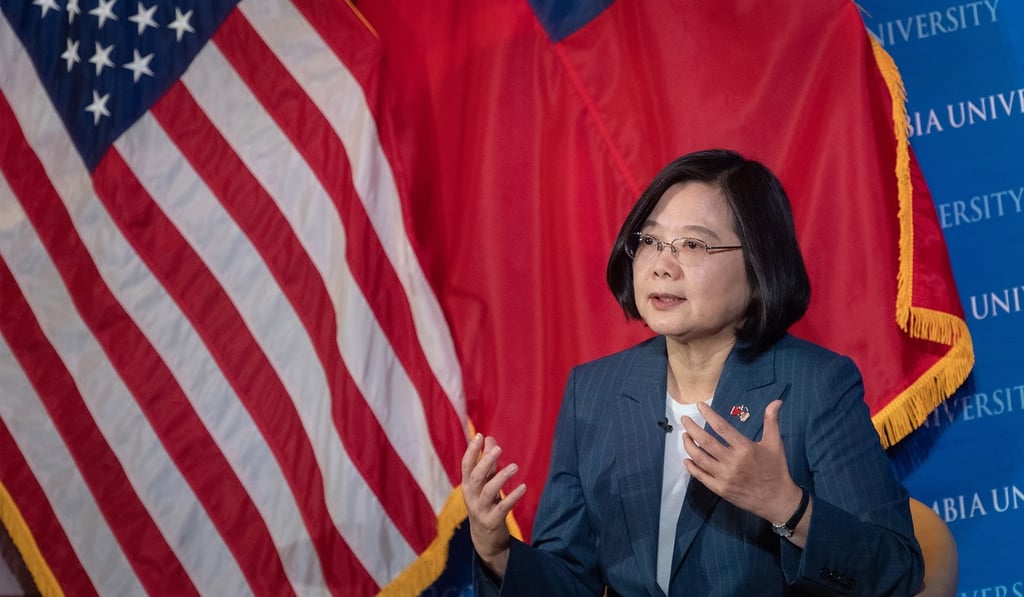 Taiwan's President Tsai Ing-wen in New York last week. Photo: EPA-EFE Taiwan's President Tsai Ing-wen in New York last week. Photo: EPA-EFE