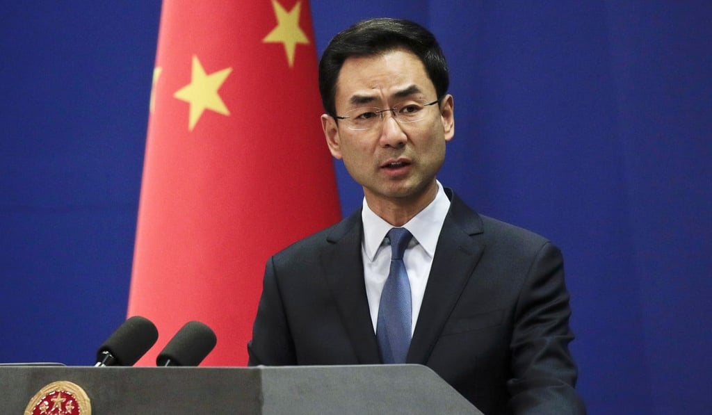 Chinese Foreign Ministry spokesman Geng Shuang. Photo: AP
