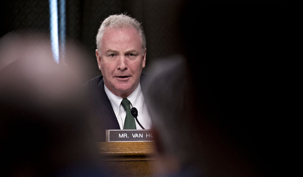 Chris Van Hollen, Democrat of Maryland, one of six US senators to introduce the Huawei bill, said they were doing so to ensure that the Trump administration not “[relieve] penalties on Huawei without the approval of Congress”. Photo: Bloomberg