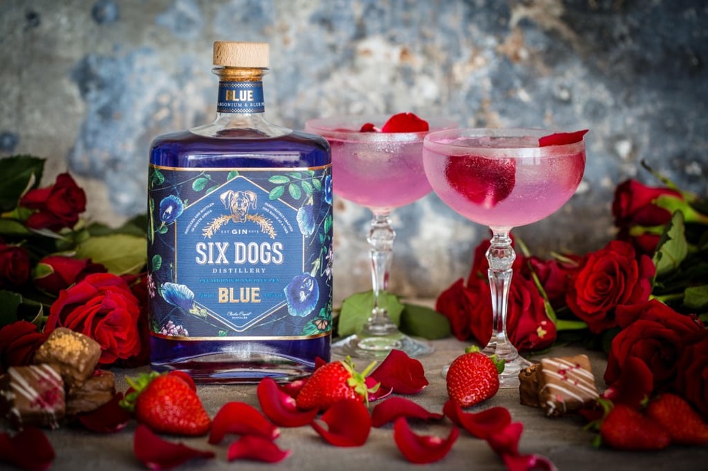 Six Dogs Distillery in South Africa makes two outstanding gins, including Blue gin.