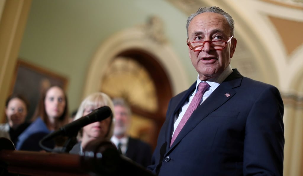 US Senate Minority Leader Chuck Schumer in June. Photo: Reuters