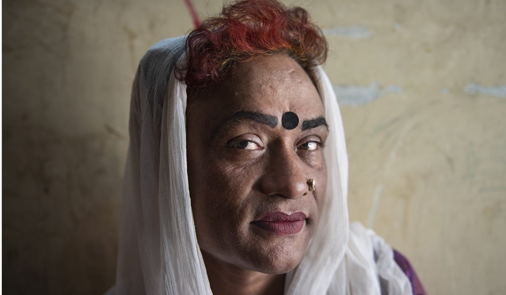 Sagorika in the apartment she shares with other hijras. Photo: Miguel Candela
