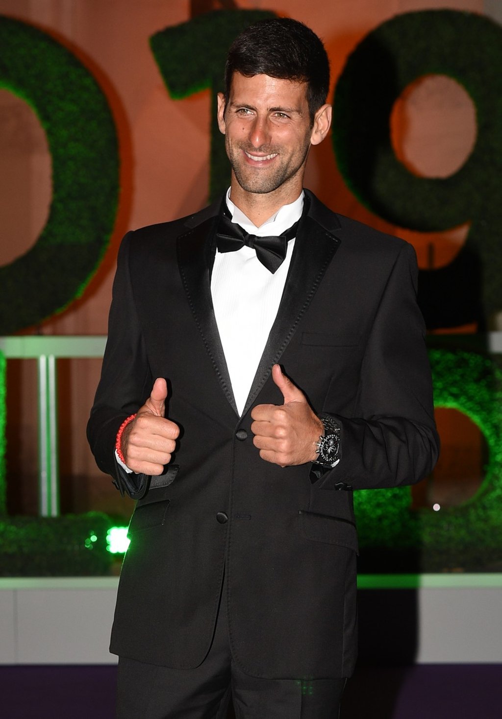 Novak Djokovic attends the Wimbledon Champions’ dinner in London after beating Roger Federer in the final. Photo: PA Wire/DPA Novak Djokovic attends the Wimbledon Champions’ dinner in London after beating Roger Federer in the final. Photo: PA Wire/DPA