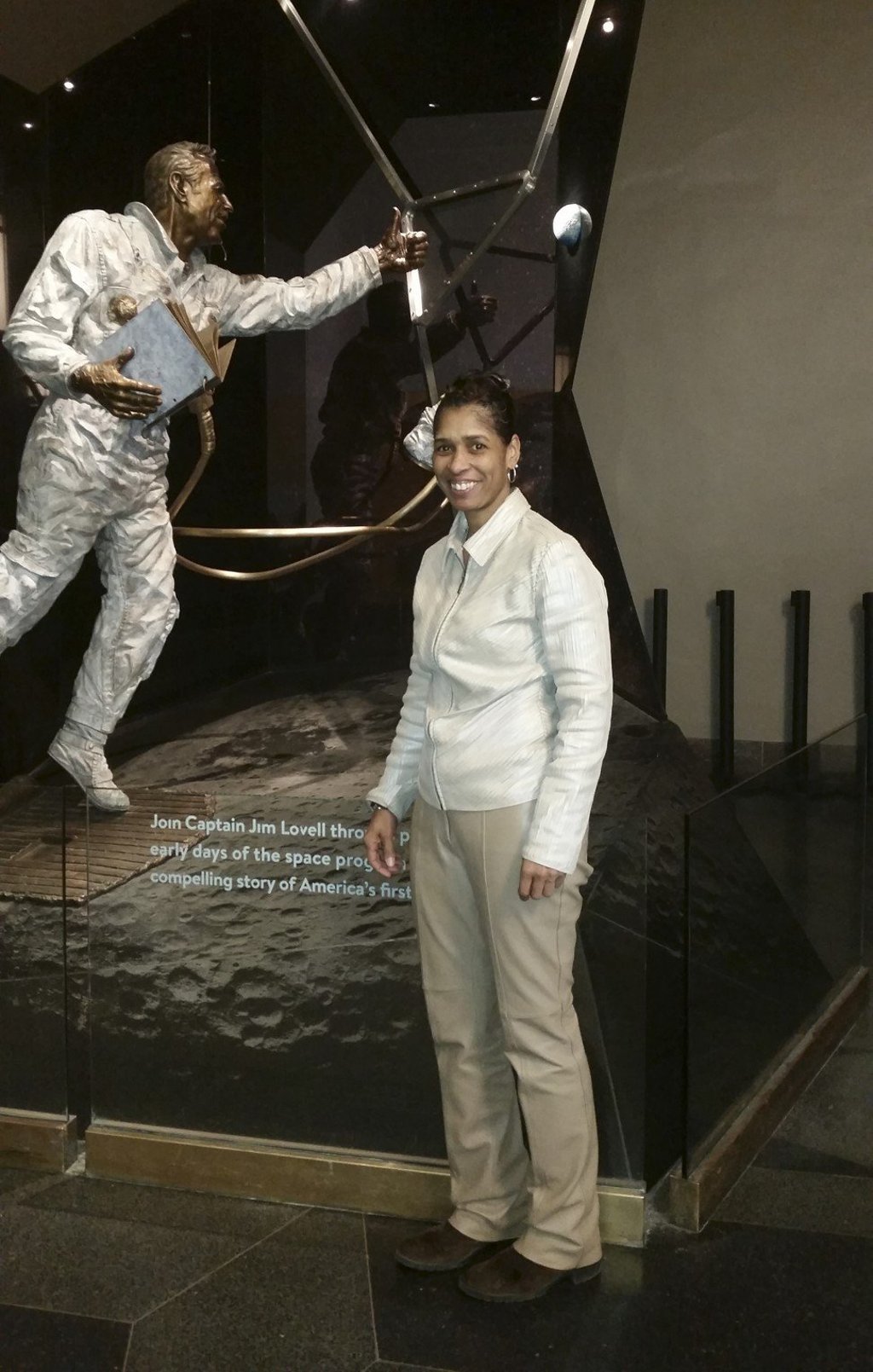 Ericsson at the Adler Planetarium, in Chicago. Photo: courtesy of Dr Aprille Joy Ericsson