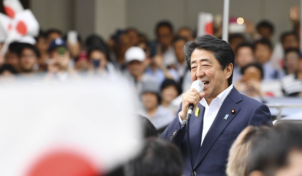 Japanese Prime Minister Shinzo Abe has vowed not to contest another term. Photo: Kyodo Japanese Prime Minister Shinzo Abe has vowed not to contest another term. Photo: Kyodo