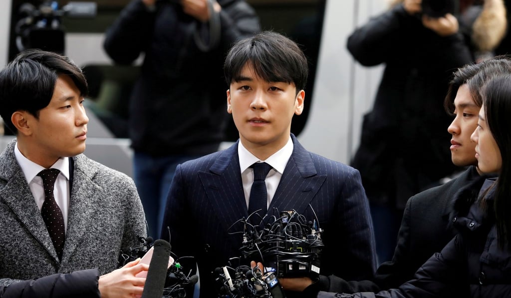 Seungri, a member of South Korean K-pop band Big Bang, was accused of procuring prostitutes for investors. Photo: Reuters/Kim Hong-Ji