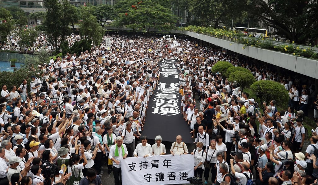 The quartet launched their Facebook page in June to provide coverage of the extradition bill protests. Photo: Winson Wong