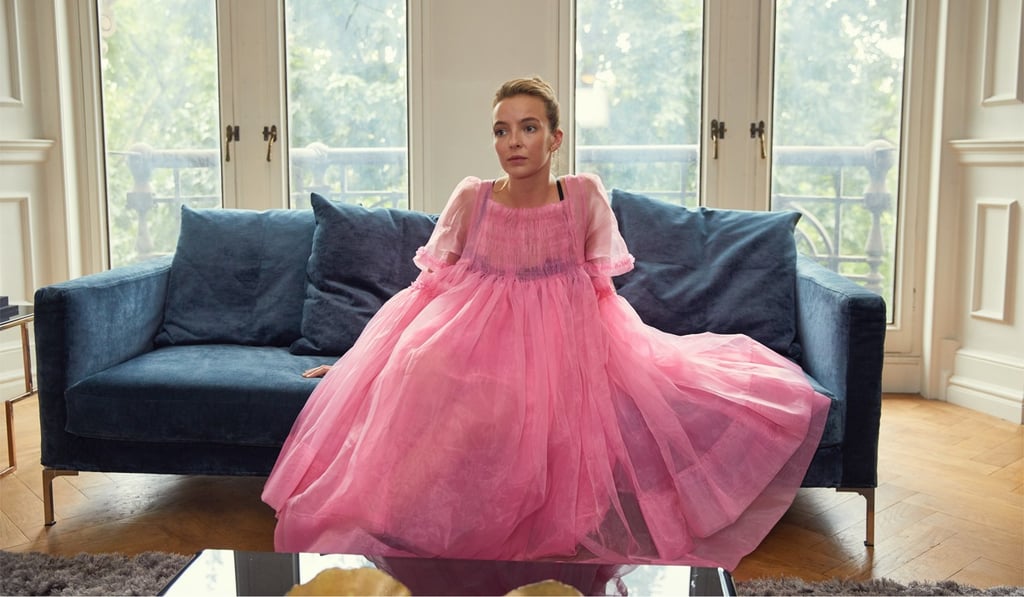 Jodie Comer as assassin Villanelle in a still from Killing Eve.