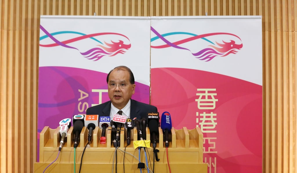 Chief Secretary for Administration Matthew Cheung Kin-chung at central government offices in Tamar on July 5. Photo: Xiaomei Chen