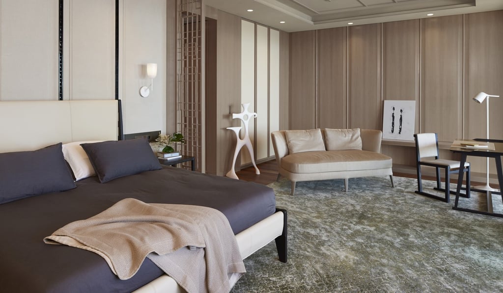 The three-storey villa La Corniche Villa, located in Côte d'Azur, southern France was designed in 2016 by AB Concept, co-founded by Ed Ng and Terence Ngan.