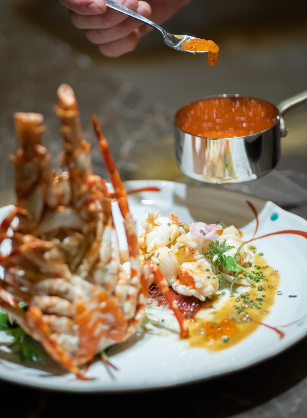 The tender teppanyaki live lobster, which is one of the must-try dishes served at Kakure in Landmark Prince’s in Central The tender teppanyaki live lobster, which is one of the must-try dishes served at Kakure in Landmark Prince’s in Central