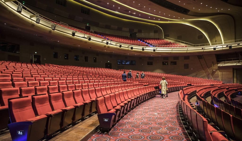 A theatre at Dalian Wanda Group’s Oriental Movie Metropolis film production hub in Qingdao, China. Photo: Bloomberg