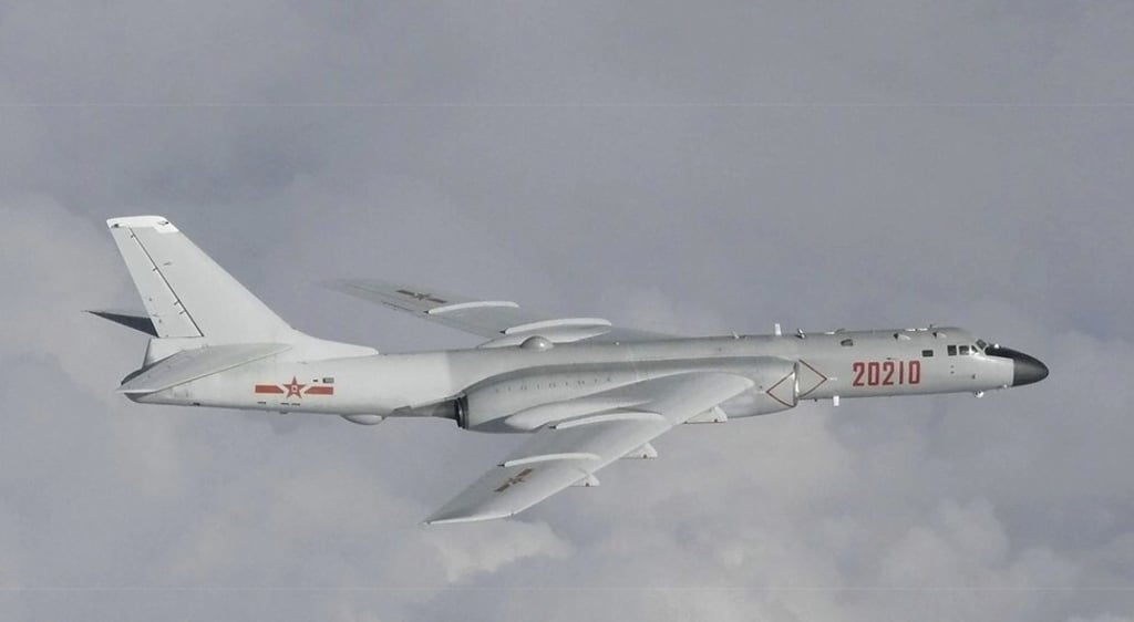 A Chinese H-6 bomber. Photo: AP A Chinese H-6 bomber. Photo: AP