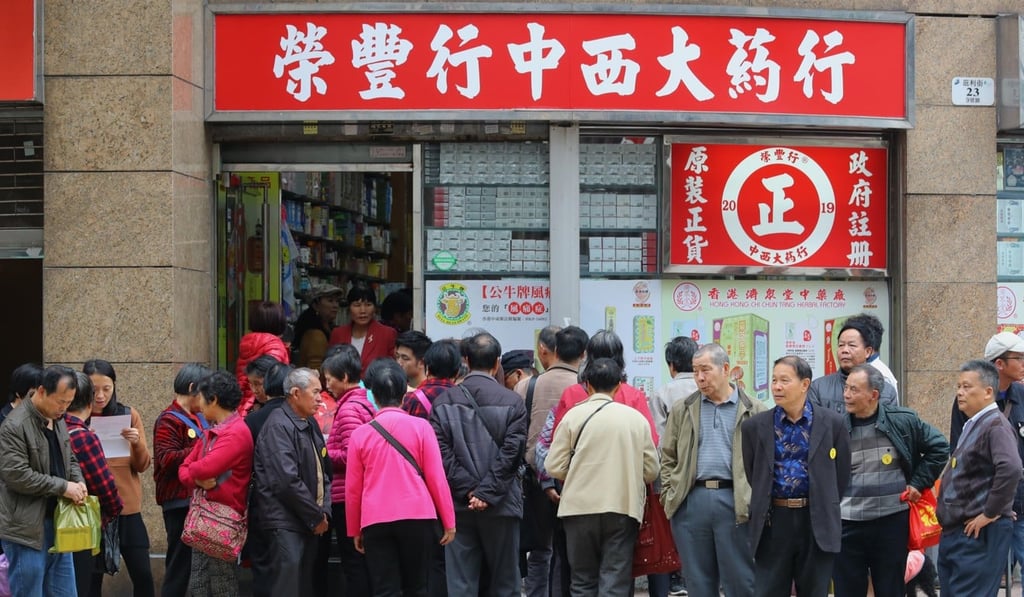 Mainland Chinese tourists on Bailey Street, Hung Hom. Communities in To Kwa Wan, Kowloon City and Hung Hom have complained of an influx of mainland tourists since the Hong Kong-Zhuhai-Macau Bridge, which connects Hong Kong to the mainland, opened in October, 2018. Photo: Edmond So