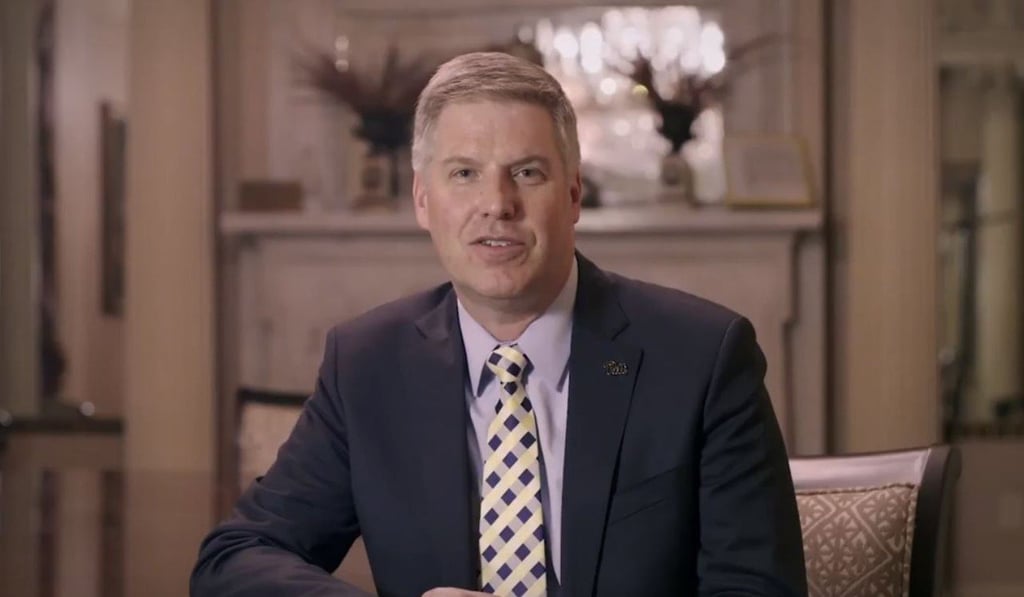 Chancellor Patrick Gallagher has spoken up in support of Chinese scientists and researchers at Pitt. Photo: YouTube