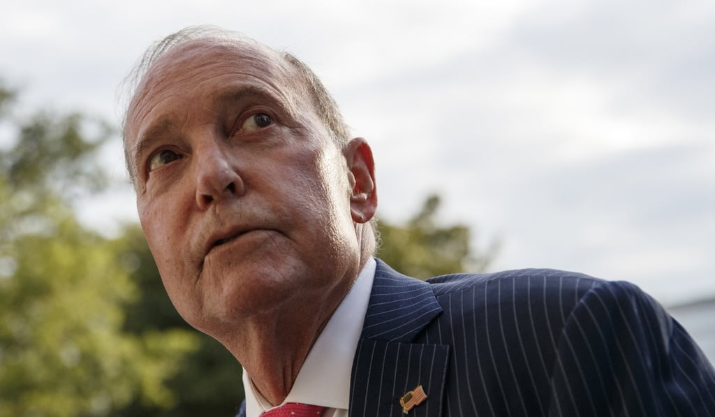“We are ahead of the rest of the world” in building a national G5 network, White House chief economic adviser Larry Kudlow said. Photo: AP