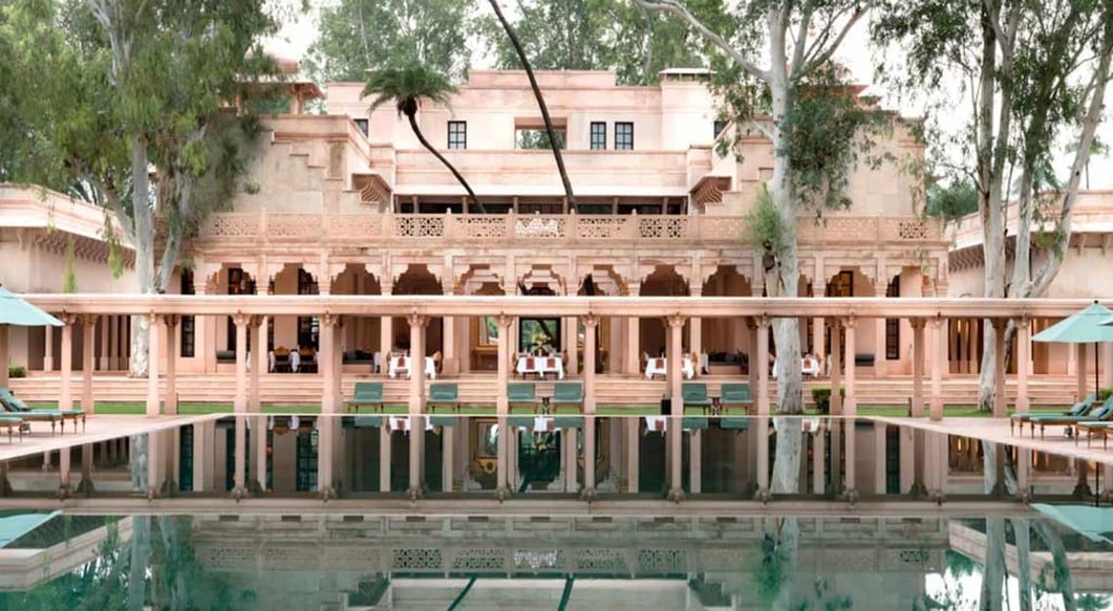 India’s five-start resort hotel of Amanbagh in Ajabgarh, Rajasthan, offers a range of wellness experiences called ‘Immersions’. India’s five-start resort hotel of Amanbagh in Ajabgarh, Rajasthan, offers a range of wellness experiences called ‘Immersions’.