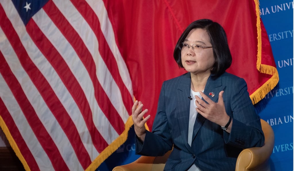 Incumbent Taiwanese president Tsai Ing-wen will seek re-election in January. Photo: EPA