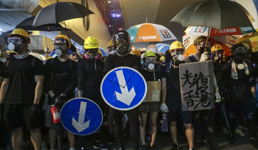 Hong Kong has plunged into unprecedented political turmoil, and opponents of the extradition bill have clashed with police in various districts over the past eight weeks. Photo: Edmond So