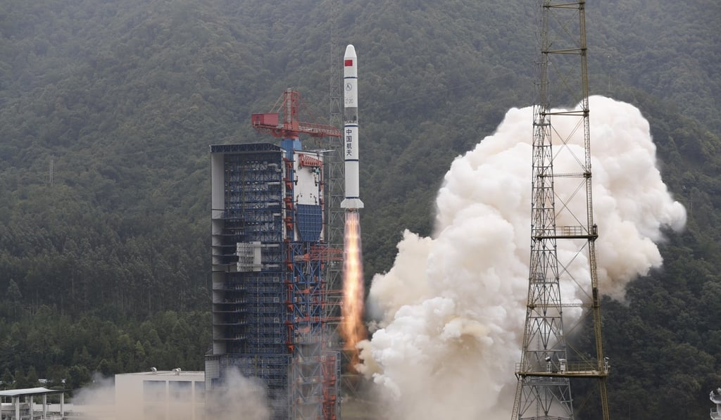 A Long March-2C carrier rocket carrying remote sensing satellites blasts off from the Xichang Satellite Launch Centre in Xichang, Sichuan province, on Friday. Photo: Xinhua A Long March-2C carrier rocket carrying remote sensing satellites blasts off from the Xichang Satellite Launch Centre in Xichang, Sichuan province, on Friday. Photo: Xinhua