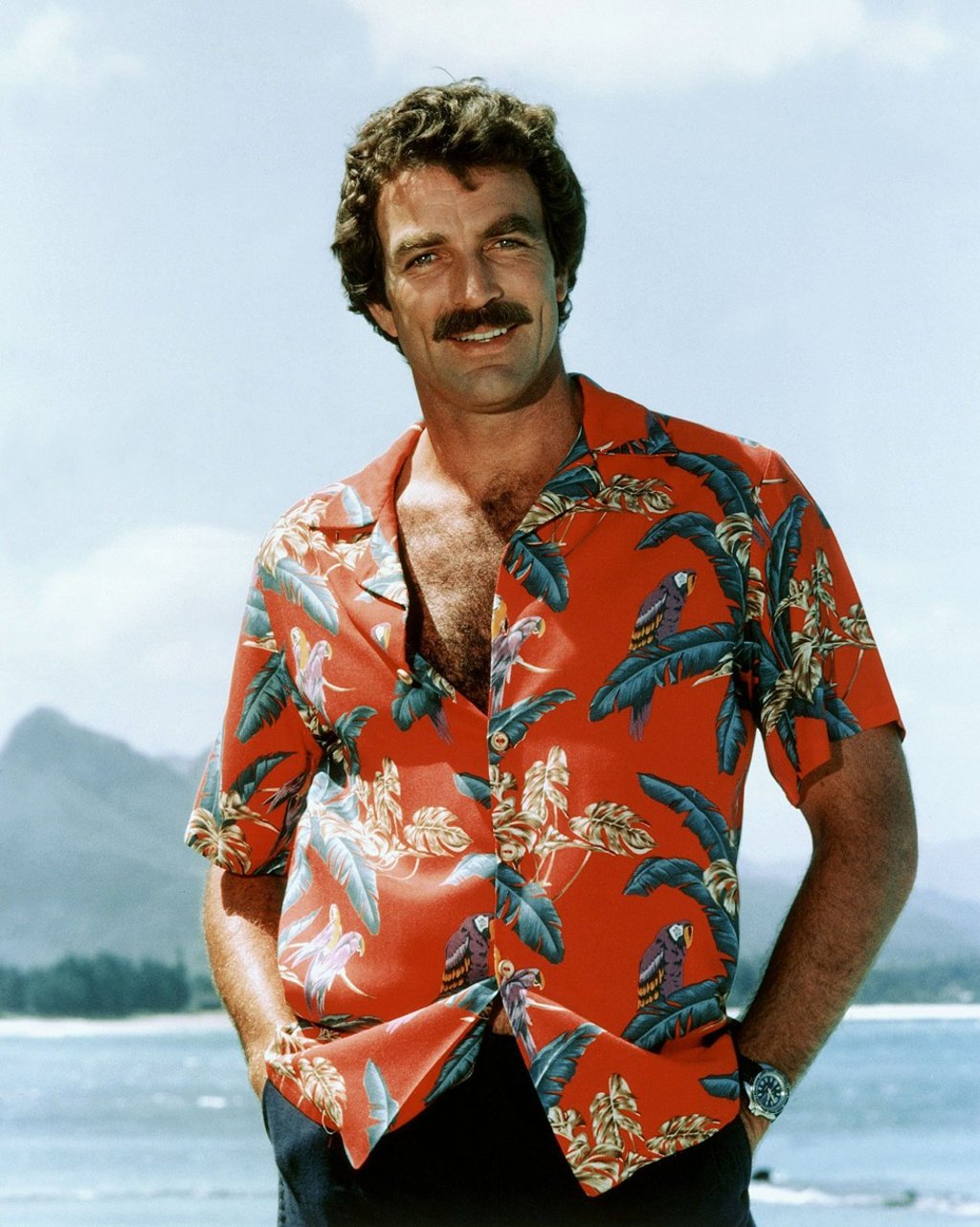 Tom Selleck in Magnum P.I. Photo: Alamy Tom Selleck in Magnum P.I. Photo: Alamy