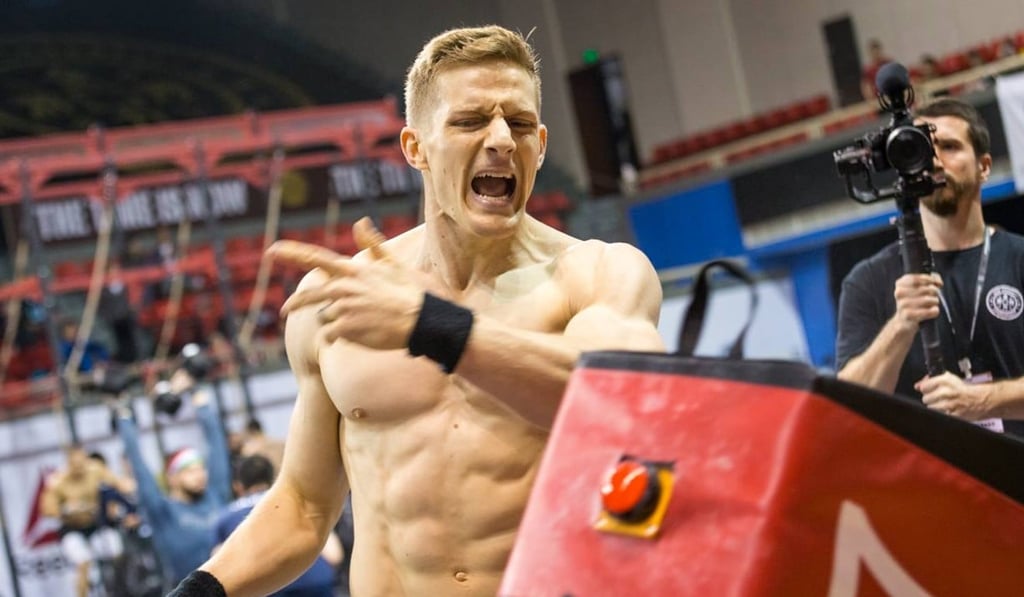 Brent Fikowski after winning the Asia CrossFit Championship. Photo: Kang Dongho