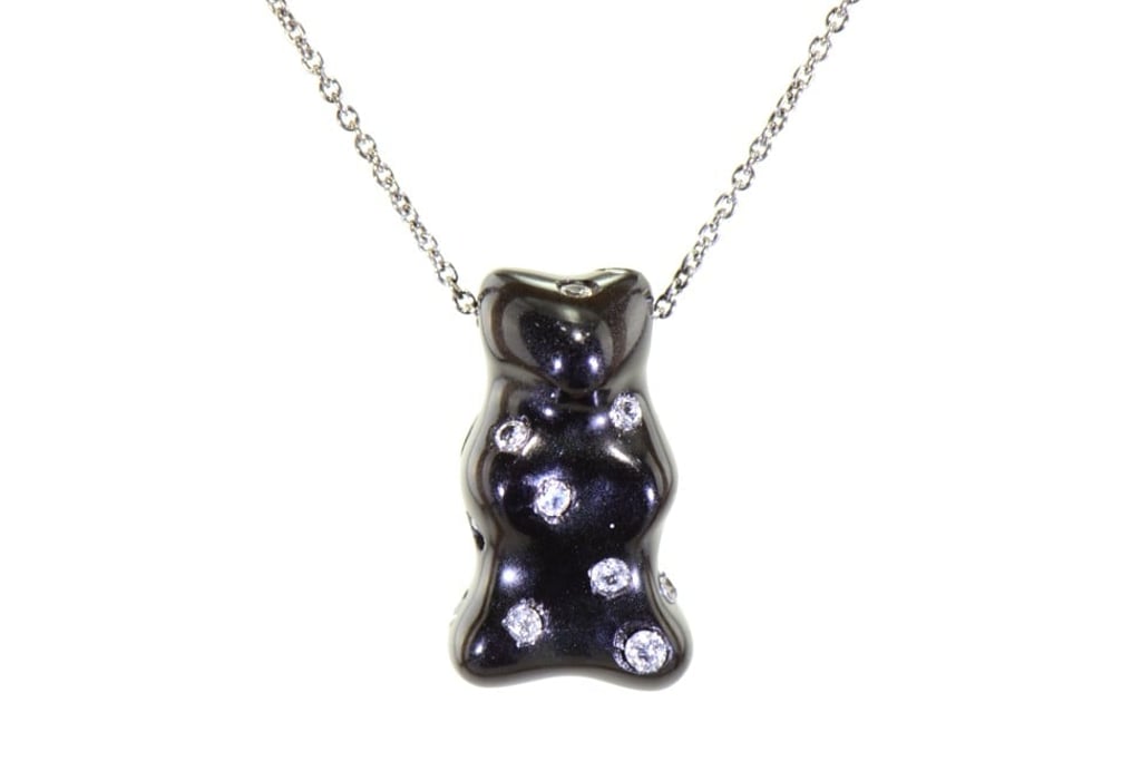 A gummy bear pendant from the brand’s latest collection. A gummy bear pendant from the brand’s latest collection.