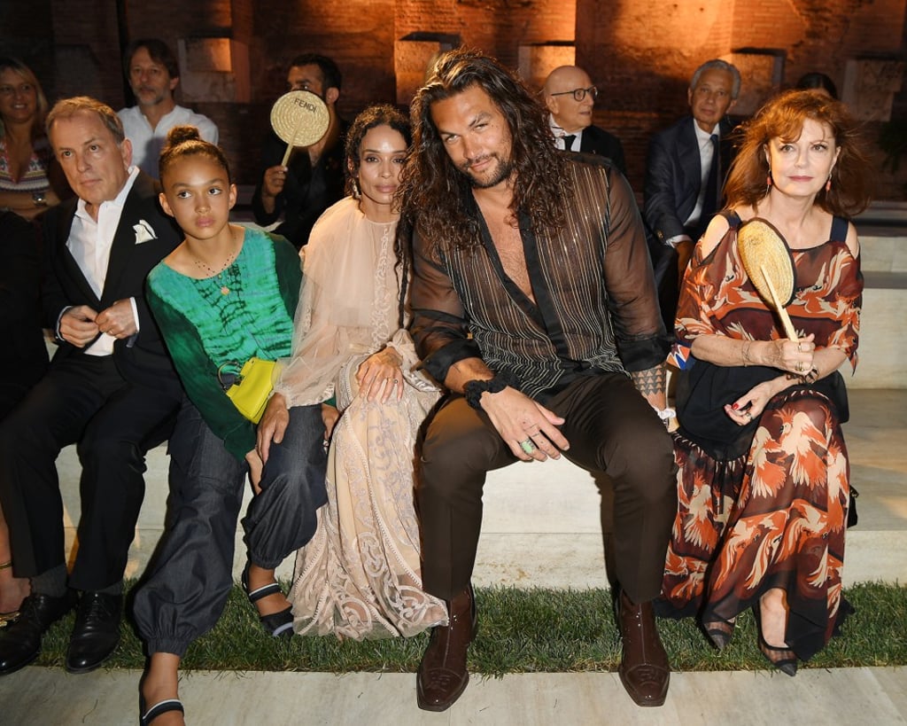(From left) Michael Burke, Lola Iolani Momoa, Lilakoi Moon, Jason Momoa and Susan Sarandon